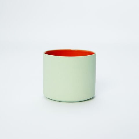 Sade Bardak - Small - Mint Inside Orange