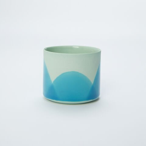 Mandarin - Small - Turquoise Semi Ocean Wave