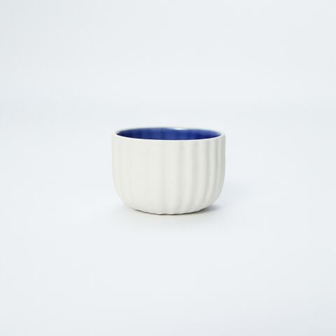 Çizgili Sunumluk - Medium - Blanc Inside Mint