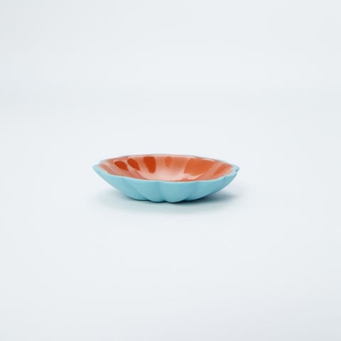 Grandma Sunumluk - Turquoise Inside Orange