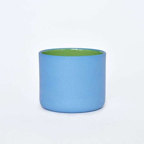 Sade Bardak - Medium - Midnight Blue Inside Pistachio Green