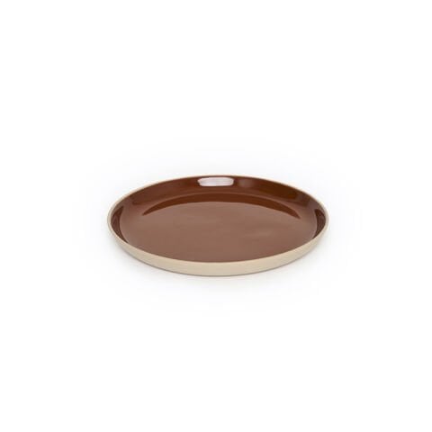 Crescent - Xsmall Tabak Beige inside Chocolate Terracotta - 14cm