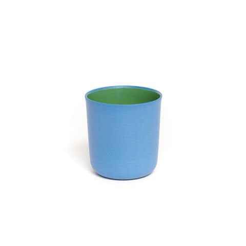 Crescent - Espresso - Midnight Blue inside Pistachio Green